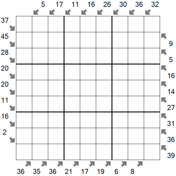 Little Killer Sudoku - Schwierig