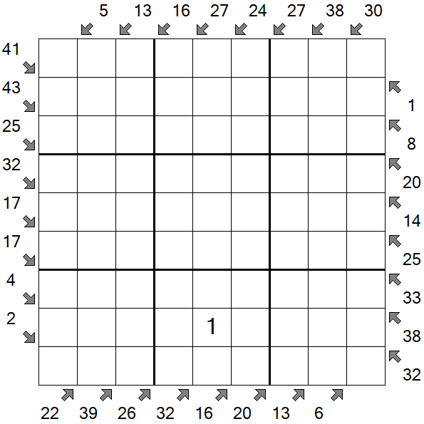 Little Killer Sudoku - Schwierig
