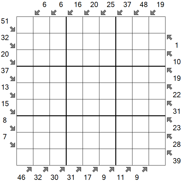 Little Killer Sudoku - Schwierig