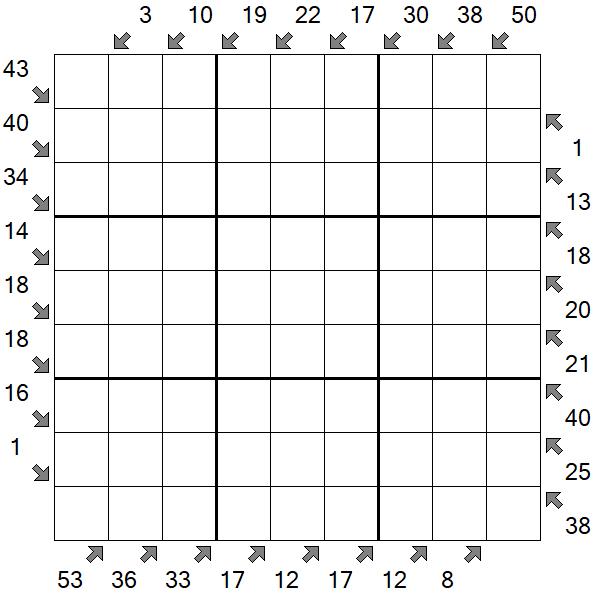 Little Killer Sudoku - Schwierig