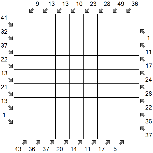 Little Killer Sudoku - Difficile