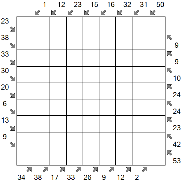 Little Killer Sudoku - Difficile
