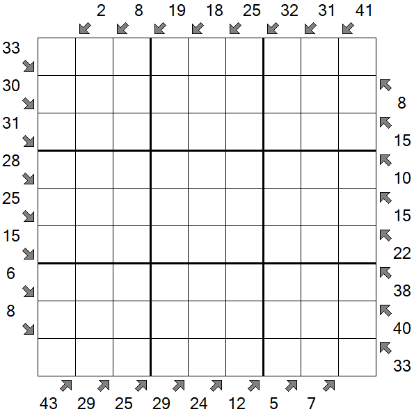 Little Killer Sudoku - Difícil