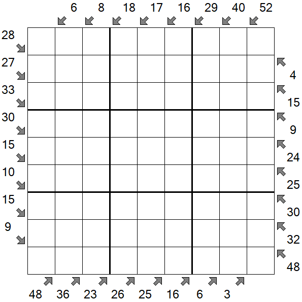 Little Killer Sudoku - Difícil