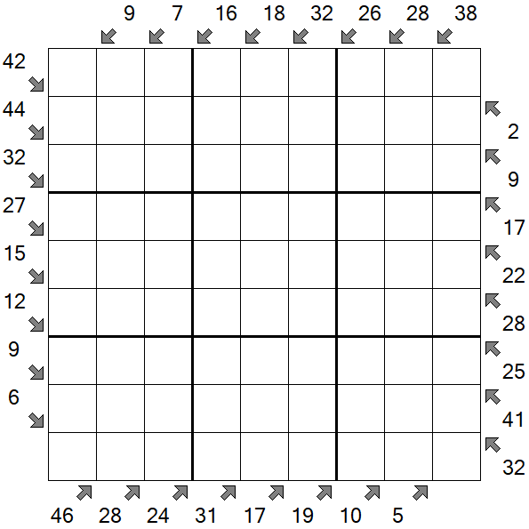 Little Killer Sudoku - Difícil
