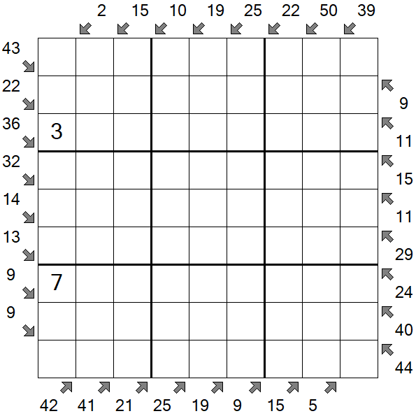 Little Killer Sudoku - Difícil