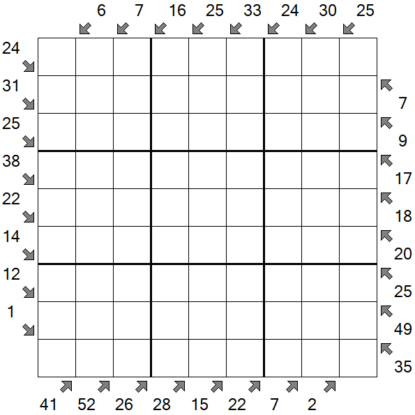 Little Killer Sudoku - Difícil