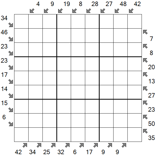 Little Killer Sudoku - Difícil