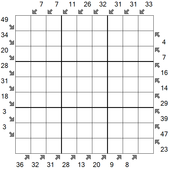 Little Killer Sudoku - Difícil