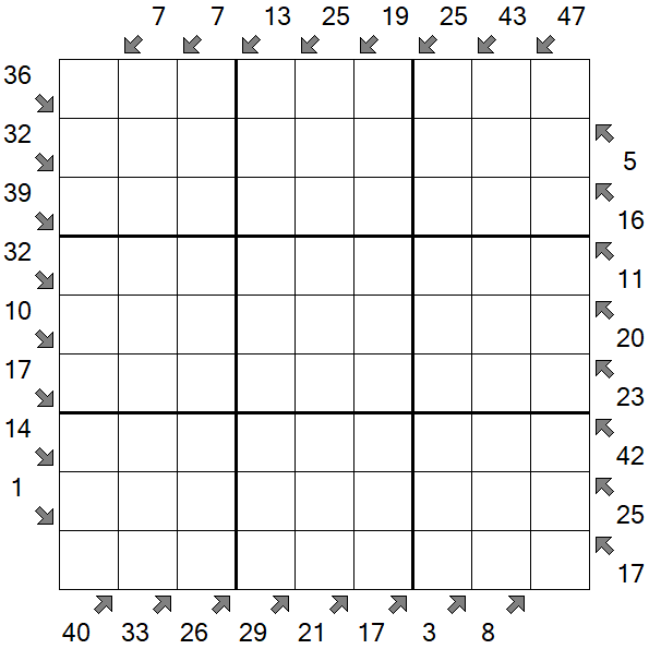 Little Killer Sudoku - Difícil