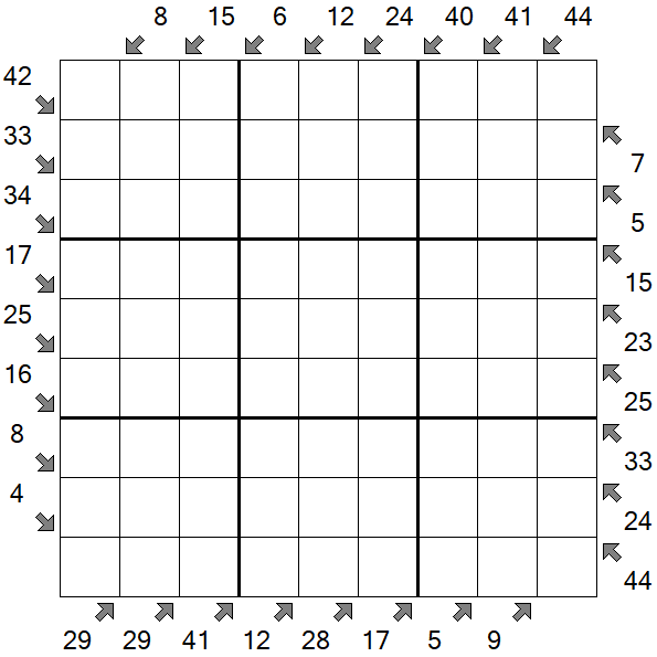 Little Killer Sudoku - Difícil