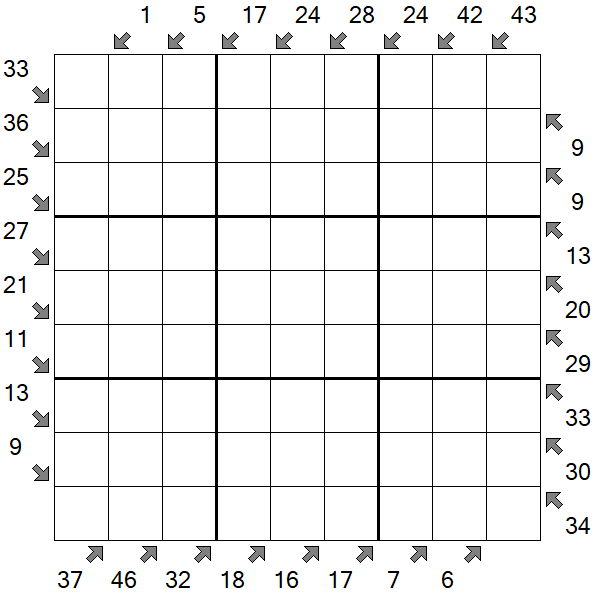Little Killer Sudoku - Difícil