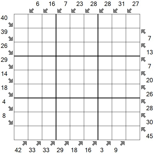 Little Killer Sudoku - Difícil