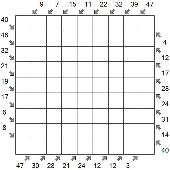Little Killer Sudoku - Difícil