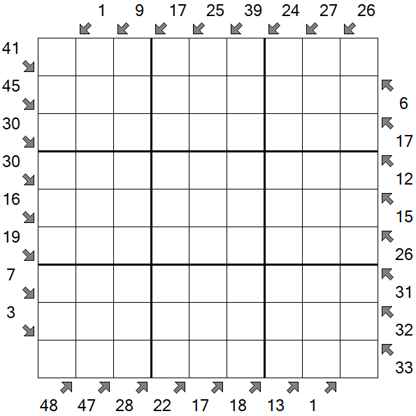 Little Killer Sudoku - Difícil