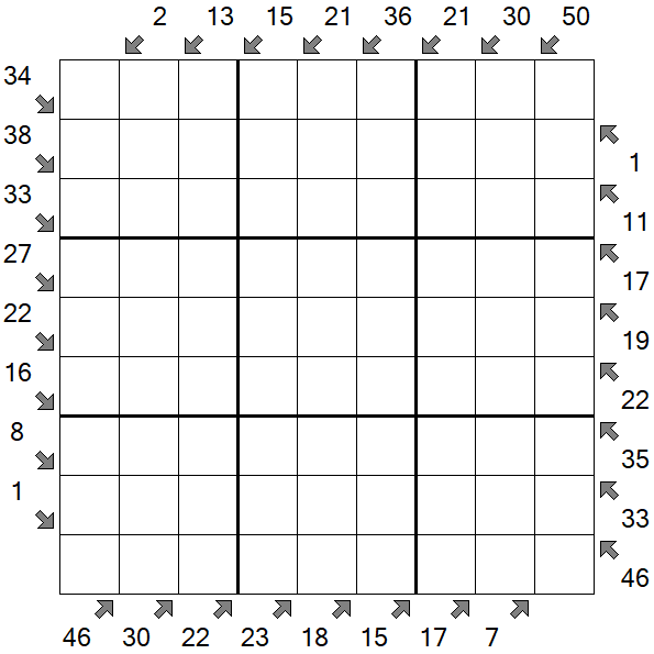 Little Killer Sudoku - Hard