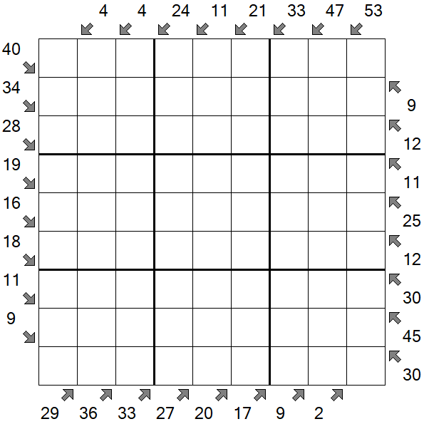 Little Killer Sudoku - Hard