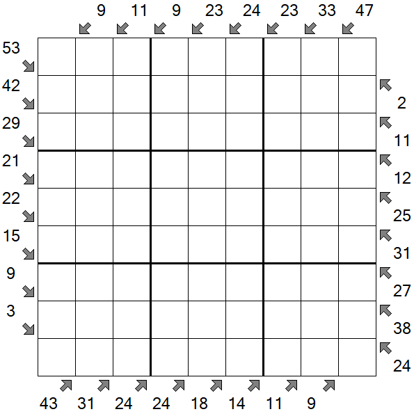 Little Killer Sudoku - Hard