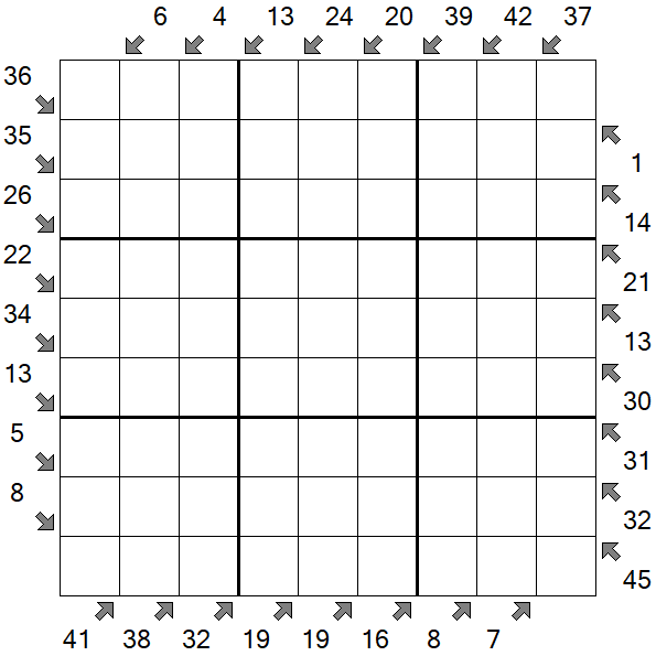 Little Killer Sudoku - Schwierig