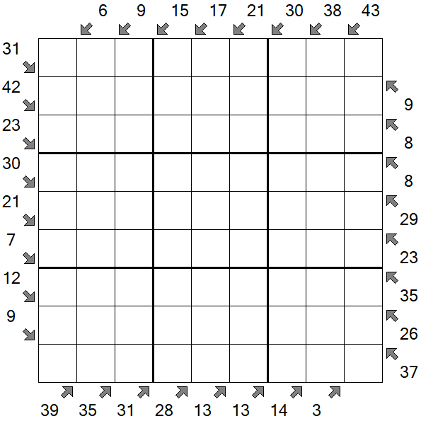 Little Killer Sudoku - Schwierig