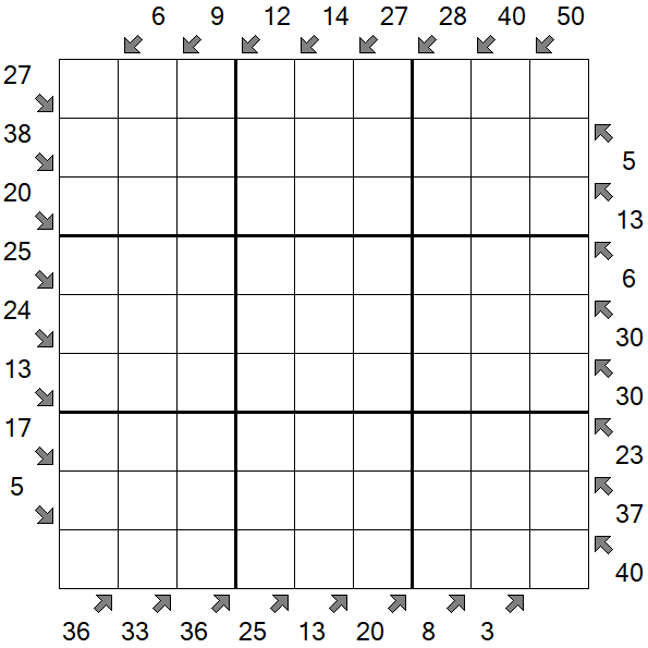 Little Killer Sudoku - Schwierig