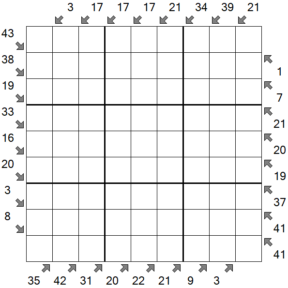 Little Killer Sudoku - Schwierig