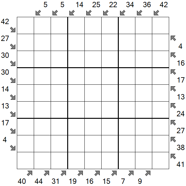 Little Killer Sudoku - Schwierig