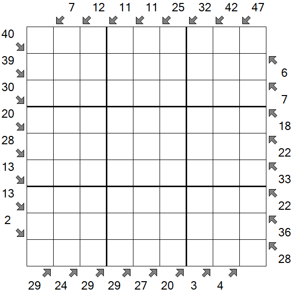 Little Killer Sudoku - Schwierig