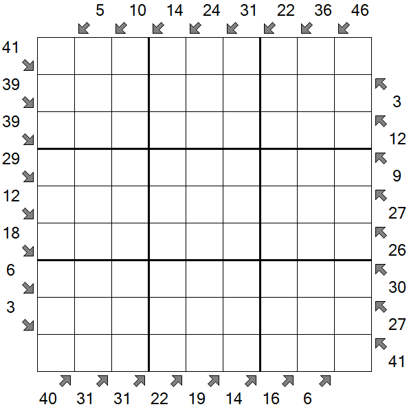 Little Killer Sudoku - Schwierig