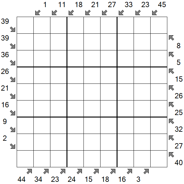 Little Killer Sudoku - Schwierig