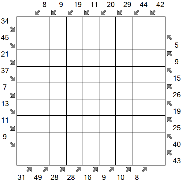 Little Killer Sudoku - Schwierig