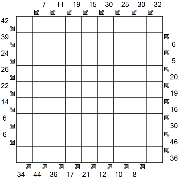 Little Killer Sudoku - Hard