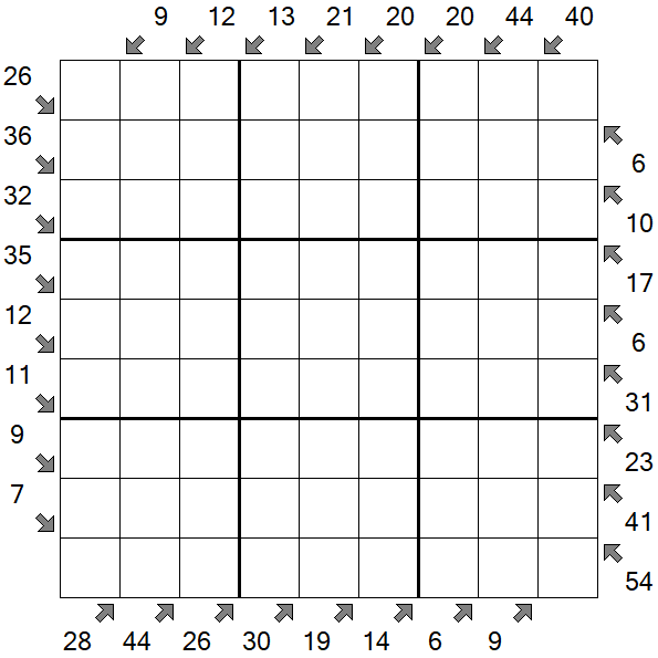 Little Killer Sudoku - Difícil