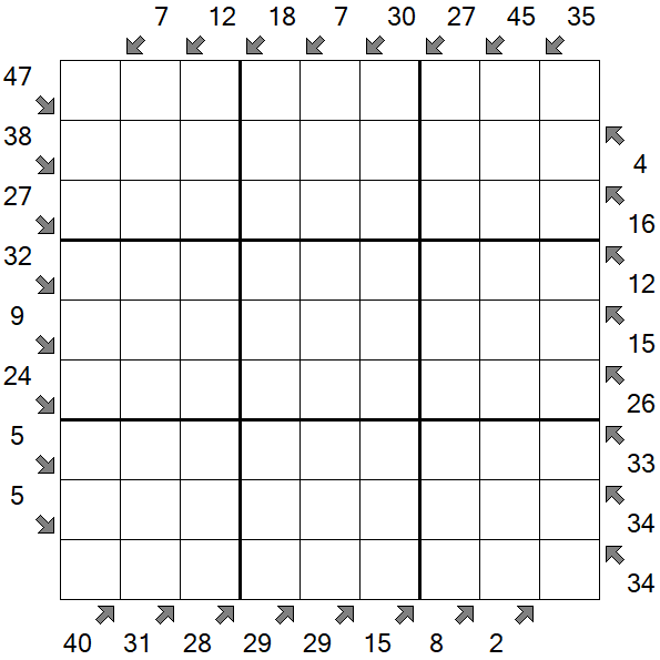 Little Killer Sudoku - Difícil