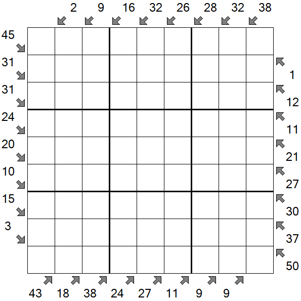 Little Killer Sudoku - Difícil