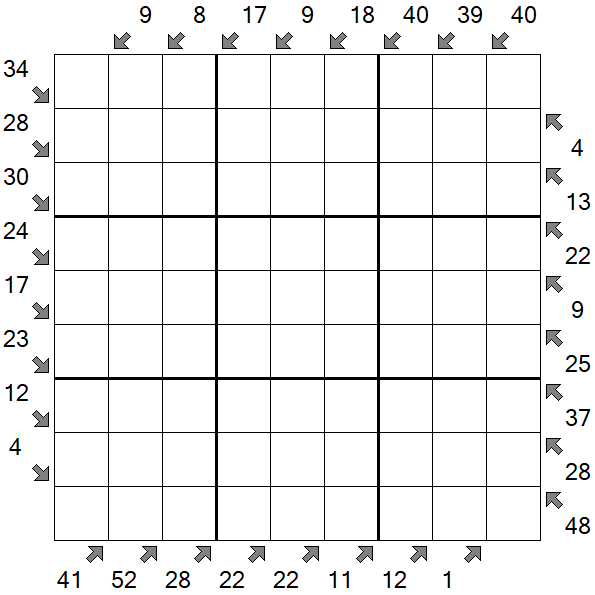 Little Killer Sudoku - Difícil