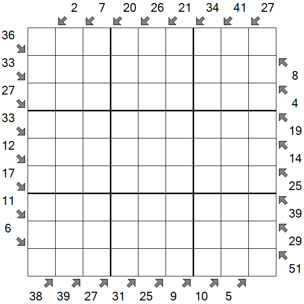Little Killer Sudoku - Difícil