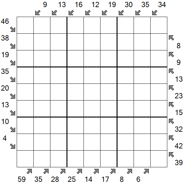 Little Killer Sudoku - Difícil