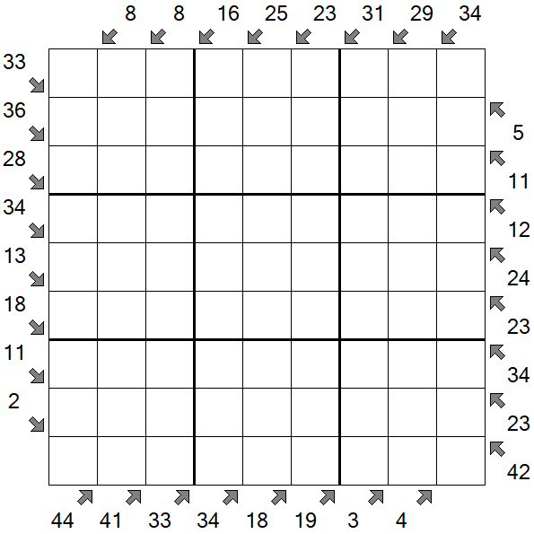 Little Killer Sudoku - Difícil