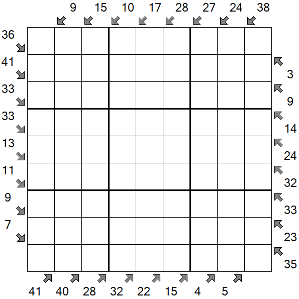 Little Killer Sudoku - Difícil