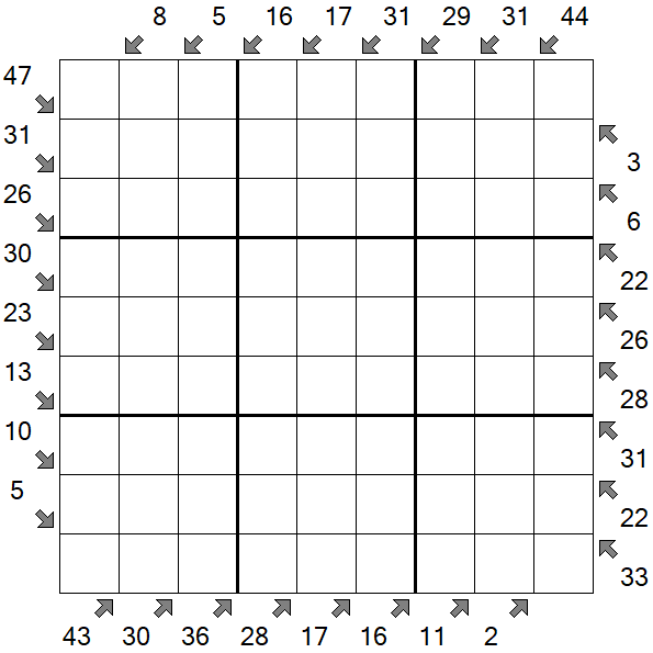 Little Killer Sudoku - Difícil