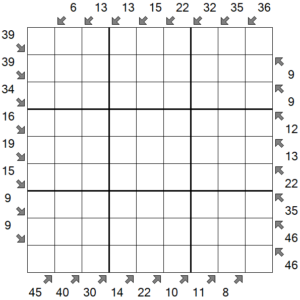 Little Killer Sudoku - Difícil