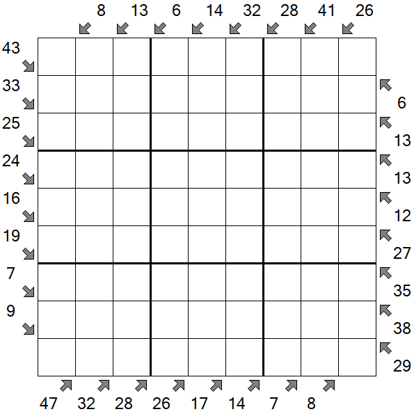 Little Killer Sudoku - Schwierig