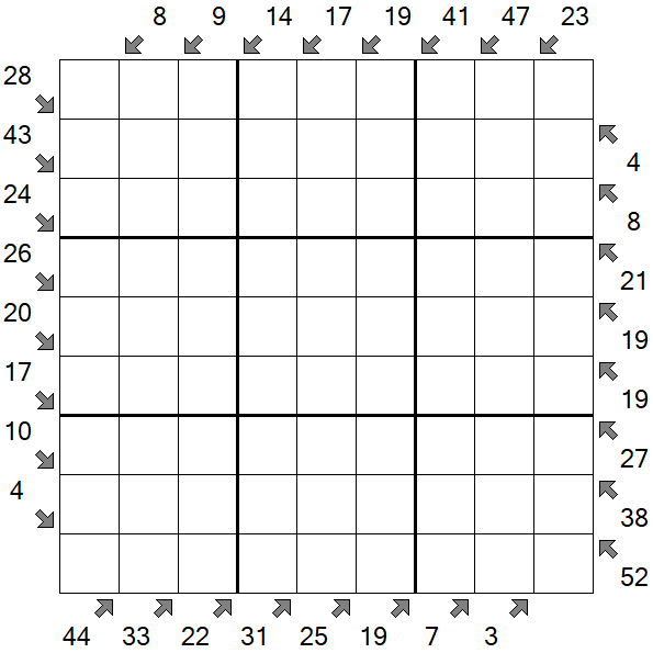 Little Killer Sudoku - Difícil