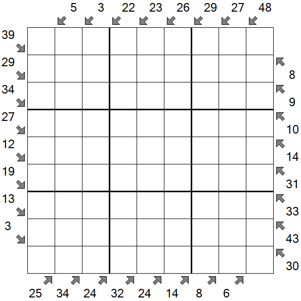 Little Killer Sudoku - Difícil