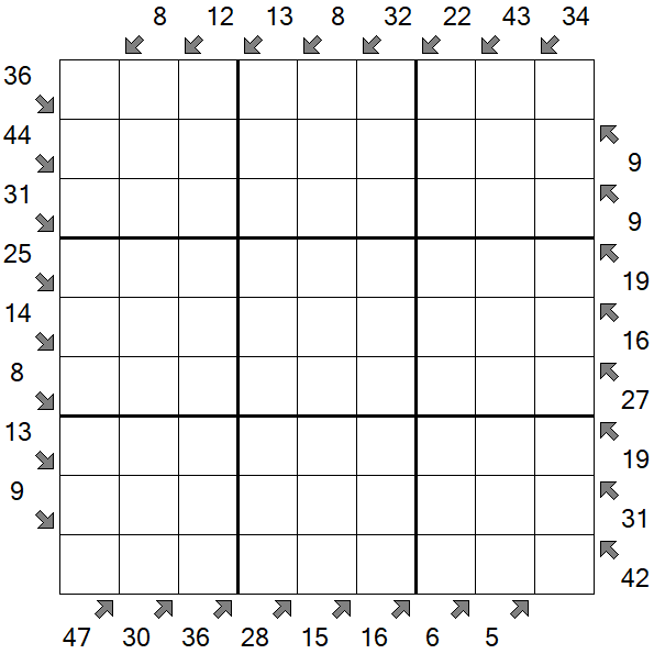Little Killer Sudoku - Hard