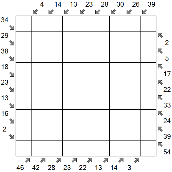 Little Killer Sudoku - Schwierig