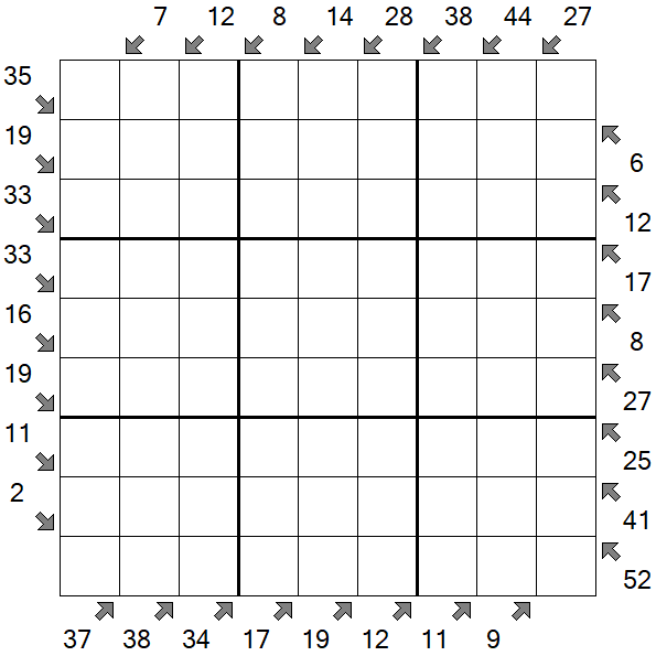 Little Killer Sudoku - Schwierig