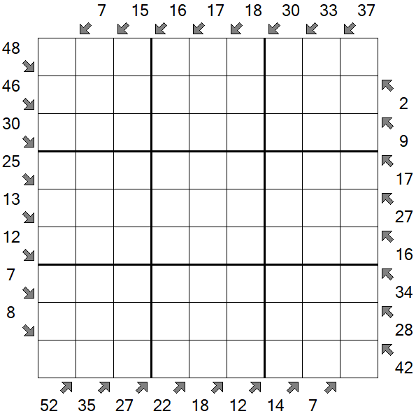 Little Killer Sudoku - Schwierig