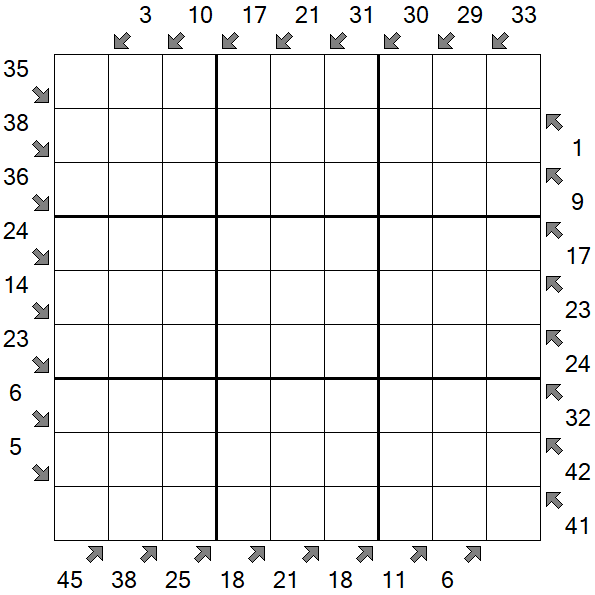 Little Killer Sudoku - Difícil